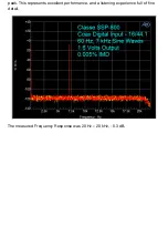 Предварительный просмотр 16 страницы Classe Audio SSP-800 User Manual