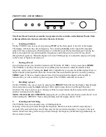 Preview for 6 page of Classe Audio TUNER ONE Owner'S Manual