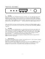 Preview for 7 page of Classe Audio TUNER ONE Owner'S Manual