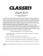 Preview for 13 page of Classen C100596 Operator'S Manual