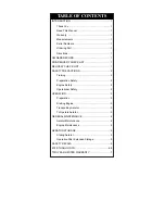 Preview for 2 page of Classen CA-18B Operator'S Manual