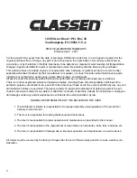 Preview for 12 page of Classen CA-18HD Operator'S Manual