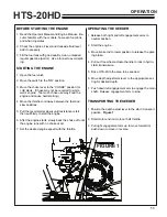 Preview for 11 page of Classen HTS-20HD Operator'S Manual