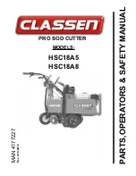 Classen PRO HSC18A5 Operator'S And Safety Manual preview