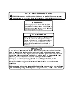 Preview for 2 page of Classen PRO HSC18A5 Operator'S And Safety Manual