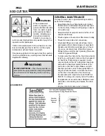 Preview for 15 page of Classen PRO HSC18A5 Operator'S And Safety Manual