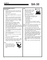 Preview for 8 page of Classen PRO Stand-Aer SA-30 Operator'S Manual