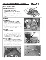 Preview for 10 page of Classen RA-21B Operator'S Manual