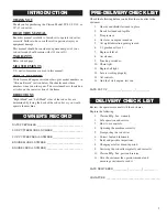 Preview for 3 page of Classen SC-12/5.5 Operator'S & Parts Manual