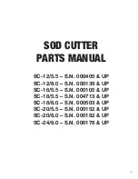 Preview for 7 page of Classen SC-12/5.5 Operator'S & Parts Manual