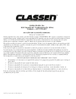 Preview for 22 page of Classen SC-12/5.5 Operator'S & Parts Manual