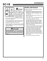 Preview for 13 page of Classen SC-18A/5.5 Operator'S And Safety Manual