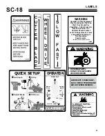 Предварительный просмотр 9 страницы Classen SC-18AHD Operator'S And Safety Manual