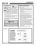 Предварительный просмотр 13 страницы Classen SC-18AHD Operator'S And Safety Manual