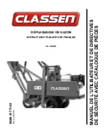 Preview for 25 page of Classen SC-18AHD Operator'S And Safety Manual