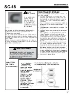 Preview for 37 page of Classen SC-18AHD Operator'S And Safety Manual