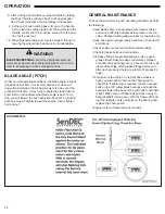 Preview for 12 page of Classen SC-18HD Operator'S Manual