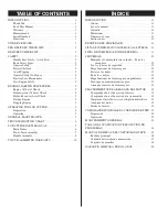 Preview for 2 page of Classen SCH-12 Operator'S Manual & Parts List