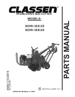 Classen SCHV-18/5.5E Parts Manual предпросмотр