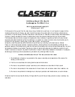 Preview for 12 page of Classen TA-19B Operator'S Manual