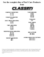 Preview for 22 page of Classen TR-20BE Operator'S Manual