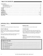 Preview for 2 page of Classen TR-20HD Operator'S Manual