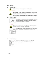 Предварительный просмотр 10 страницы Classeq C200G Installation & Operator'S Manual