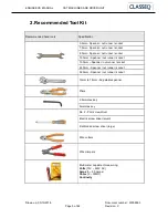 Preview for 5 page of Classeq CST Engineer'S Manual