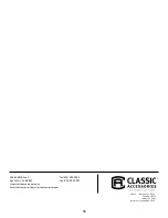 Предварительный просмотр 35 страницы Classic Accessories 52-086-010401-00 Manual