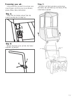 Предварительный просмотр 13 страницы Classic Accessories Deluxe Snow Thrower Cab Assembly And Care Instructions