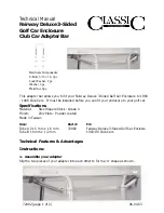 Preview for 1 page of Classic Accessories Fairway Deluxe Technical Manual