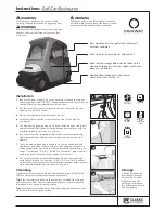 Classic Accessories Fairway Instructions preview