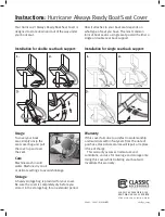 Classic Accessories Hurricane Instructions предпросмотр