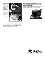 Preview for 2 page of Classic Accessories Motogear Extreme Saddle Bags Instructions