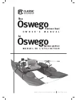 Classic Accessories OSWEGO PONTOON BOAT Owner'S Manual preview