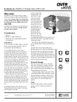 Preview for 1 page of Classic Accessories Overdrive PolyPro 3 Deluxe Manual