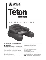 Предварительный просмотр 1 страницы Classic Accessories The Teton Owner'S Manual