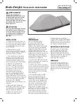 Preview for 2 page of Classic Accessories WAVEGEAR EXTREME Personal Watercraft Cover Instructions