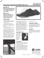 Preview for 1 page of Classic Accessories WAVEGEAR Instructions