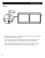 Предварительный просмотр 4 страницы Classic Brands 142-075-1050 Owner'S Manual & Assembly Instructions