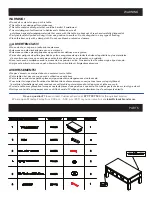 Предварительный просмотр 2 страницы Classic Brands 149-082-201 Owner'S Manual & Assembly Instructions