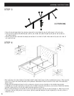 Предварительный просмотр 6 страницы Classic Brands BERKELEY BED FRAME Owner'S Manual & Assembly Instructions