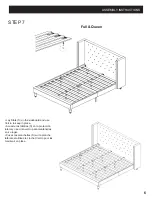 Предварительный просмотр 7 страницы Classic Brands BERKELEY BED FRAME Owner'S Manual & Assembly Instructions