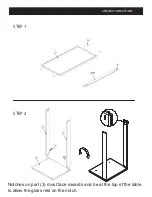 Предварительный просмотр 4 страницы Classic Brands Coffee Table 102-005-100 Owner'S Manual & Assembly Instructions