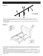 Preview for 6 page of Classic Brands COVENTRY BED FRAME Owner'S Manual & Assembly Instructions