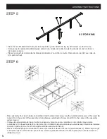 Предварительный просмотр 6 страницы Classic Brands CRANLEIGH BED FRAME Owner'S Manual & Assembly Instructions