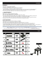 Предварительный просмотр 2 страницы Classic Brands END TABLE 150-042-201 Owner'S Manual & Assembly Instructions