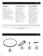 Предварительный просмотр 2 страницы Classic Brands END TABLE WITHOUT TRAY 132-042-015 Owner'S Manual & Assembly Instructions