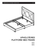 Предварительный просмотр 1 страницы Classic Brands J00238-0023 Owner'S Manual & Assembly Instructions