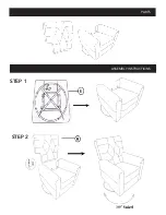 Предварительный просмотр 3 страницы Classic Brands SWIVEL GLIDER CHAIR 127-023-1256 Owner'S Manual & Assembly Instructions